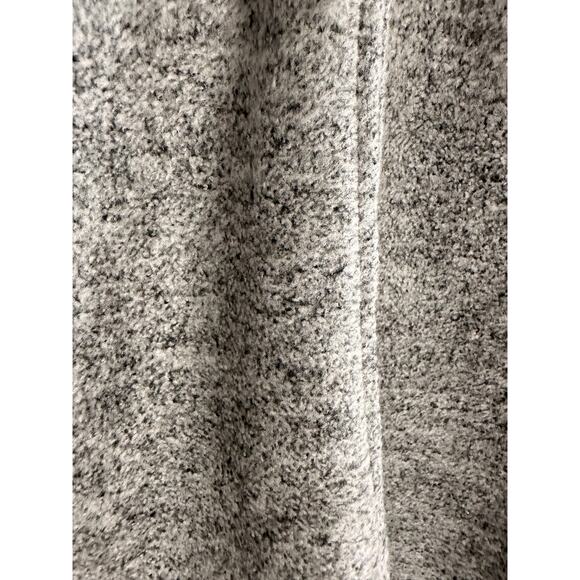 LOFT Gray A-Line Skirt Size M Wool Blend Textured Flared Knee Length - Picture 3 of 8